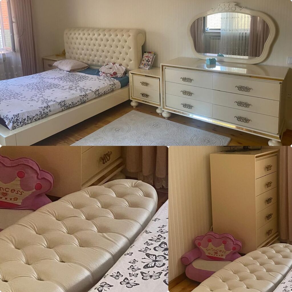 İkinəfərlik çarpayı, Dolab, Termo, 2 tumba, İşlənmiş — Yataq otağı mobilya dəstləri, Bakı