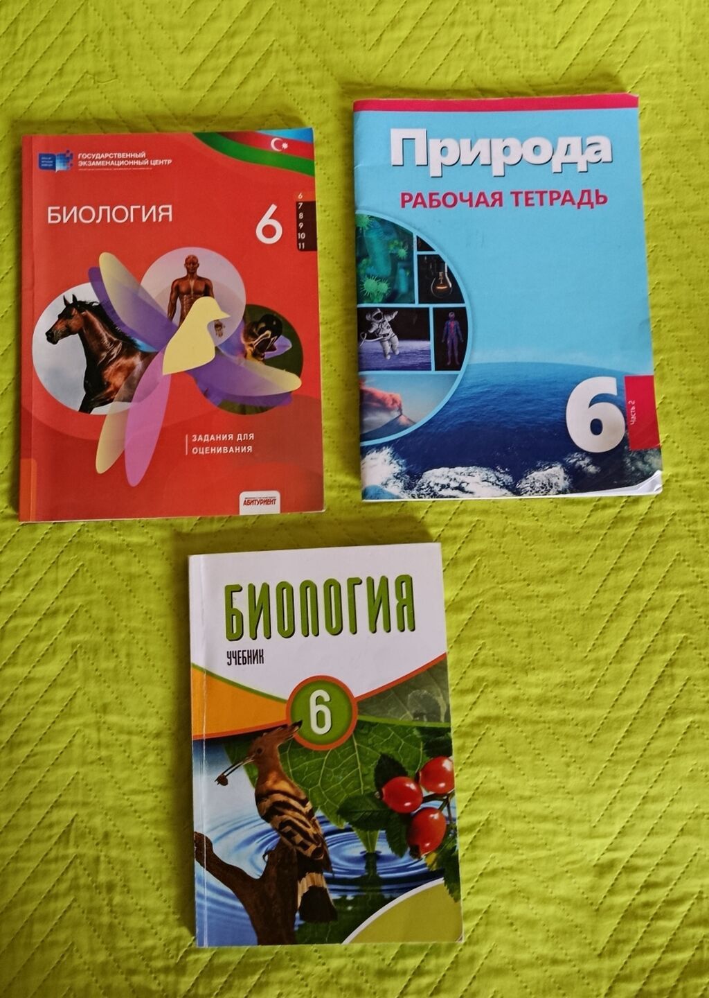Учебники 6 класс, по 2 маната. 6-cı sinif dərslikləri, hər biri 2 — Kitablar və jurnallar, Bakı (3)