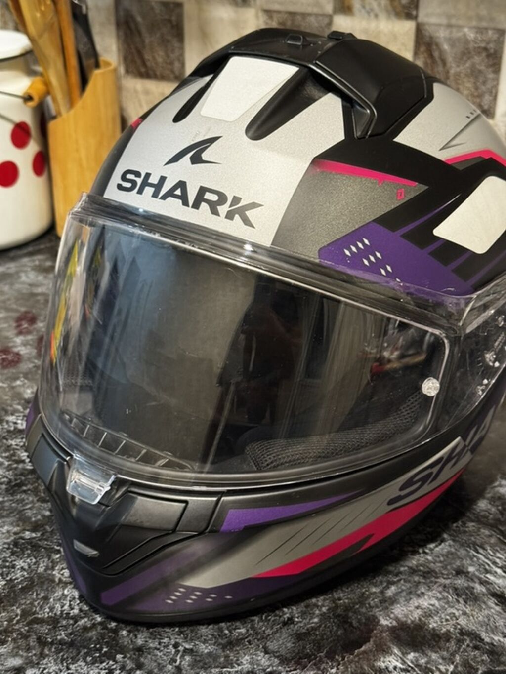 Motosikl dəbilqəsi Shark Ridill 2 Berserk (HE1123E) - Tam üzlü — Motosiklet geyimi, Bakı (2)