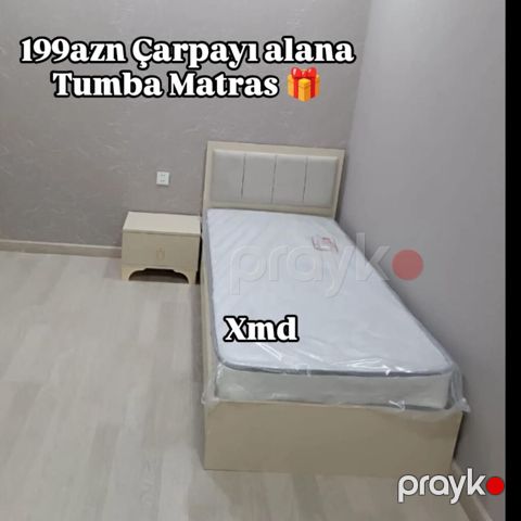 Tək nəfərlik çarpayı dəsti - Rəng: açıq bej/cream - Başlıq: yumşaq