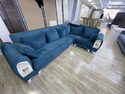 Künc divan, İşlənmiş, Açılan, Vеlur parça, Çatdırılma yoxdur — iknci əl ev əçya alış satış