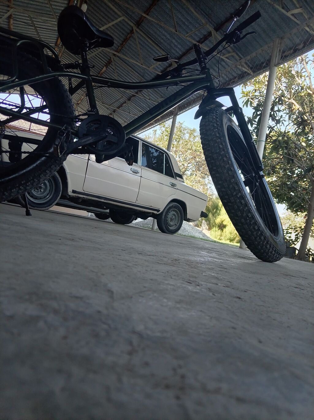 Fat Bike dağ velosipedi - 26x4.0 düym “fat” təkərlər: qum, qar — Velosipedlər, Ucar (7)