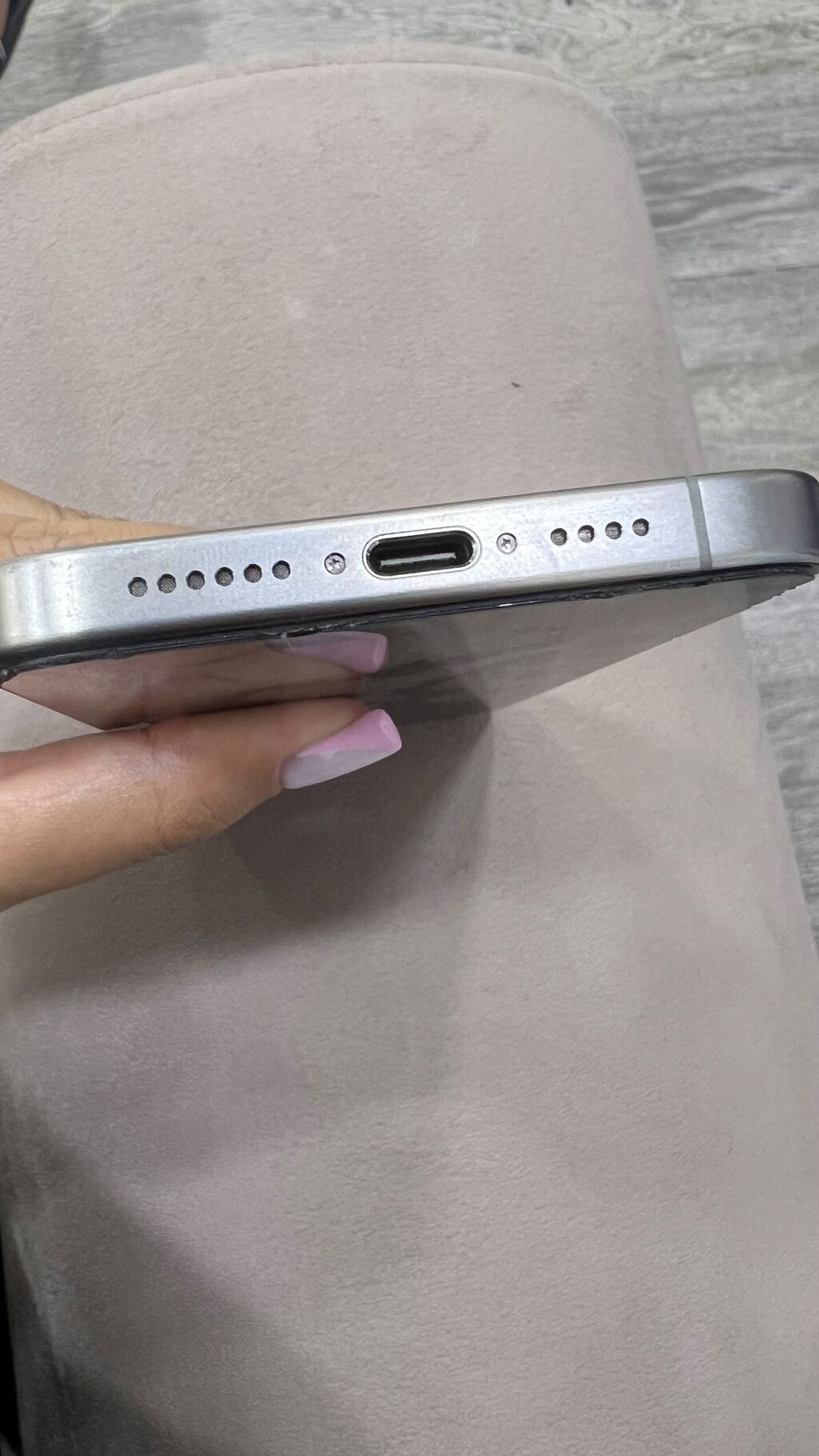 IPhone 15 Pro Max, Gümüşü, Face ID — Apple iPhone, Bakı (4)