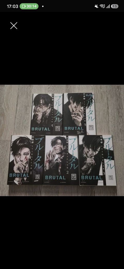 Brutal manga seti 1-5 cild, türkçə