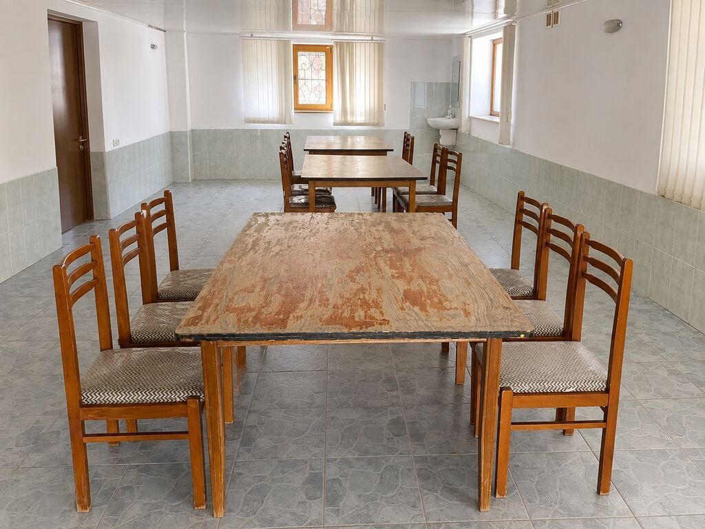 Mətbəx üçün, İşlənmiş, Açılmayan, Dördbucaq masa, 6 stul — Mebel, Digah (3)