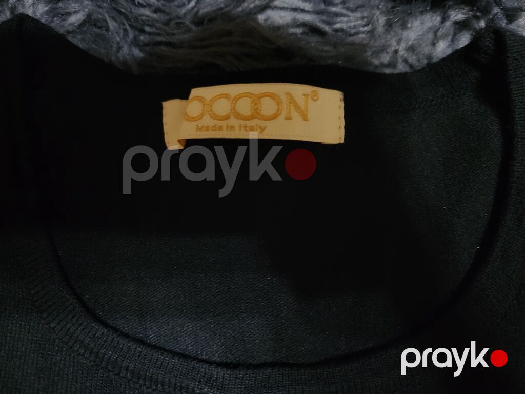 Məhsul: Qadın köynəyi – Cocoon (Made in Italy) S ölçü - Rəng: Qara - — Şəxsi əşyalar, Bakı (5)