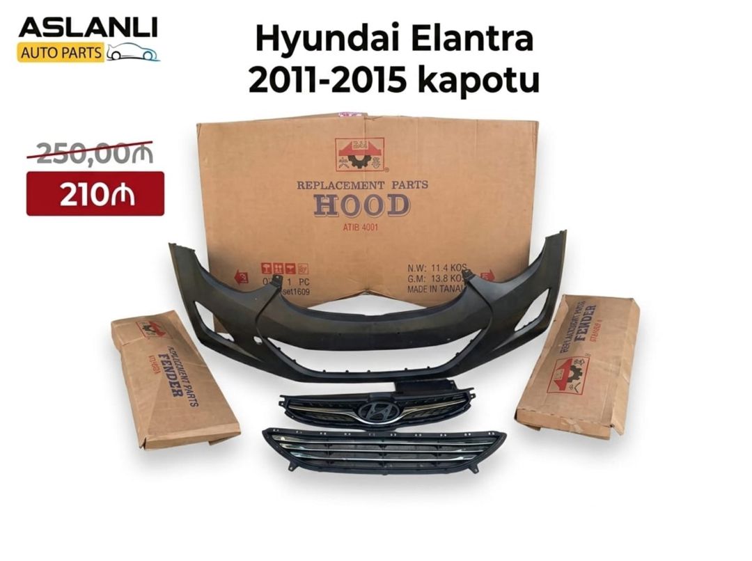 Hyundai Elantra 2011-2015 kapotu — Ehtiyat hissələri və aksesuarlar, Bakı