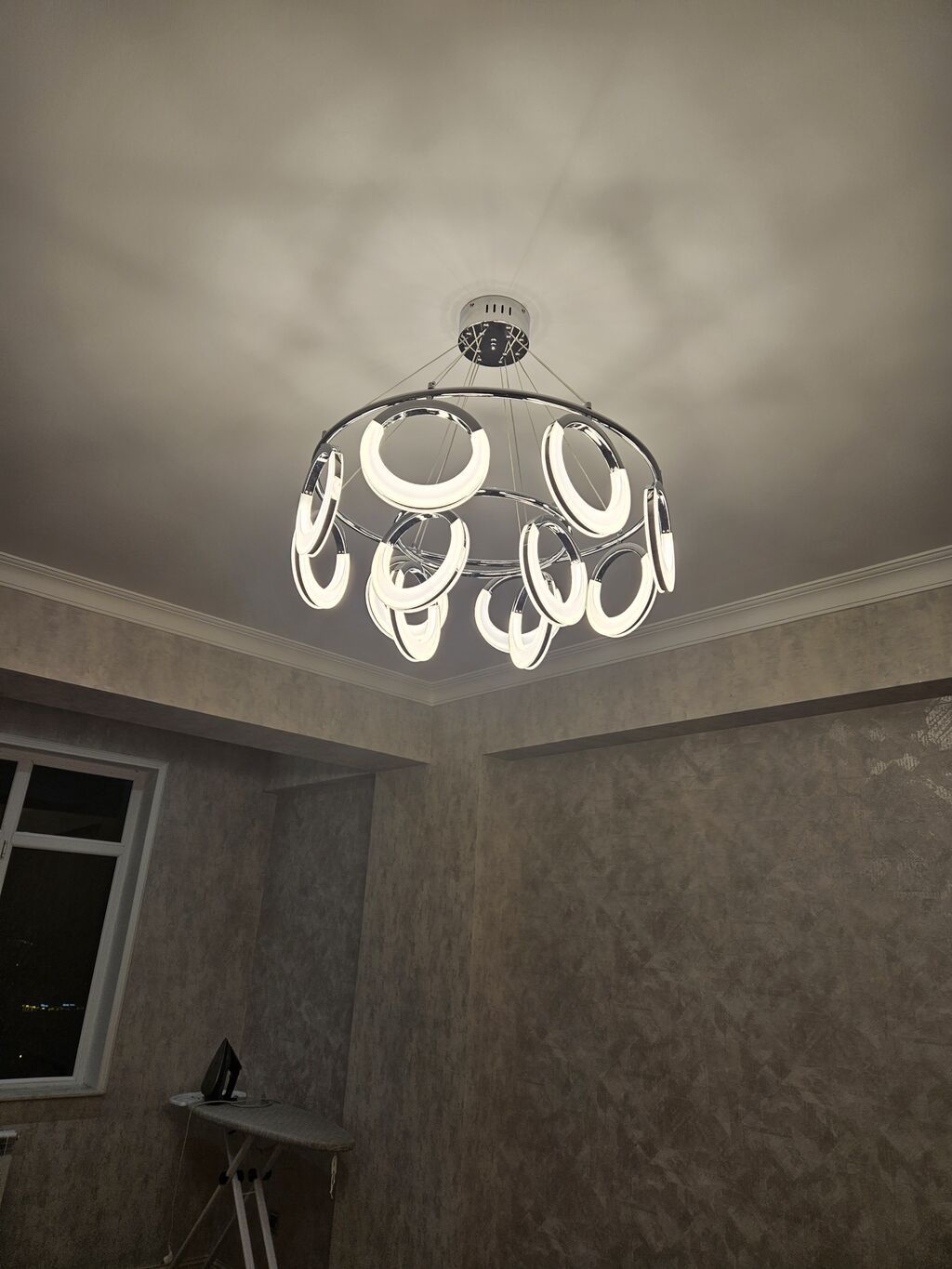 Led Çılçıraq, 4 və daha çox lampa, Metal — İşıqlandırma, Bakı (2)