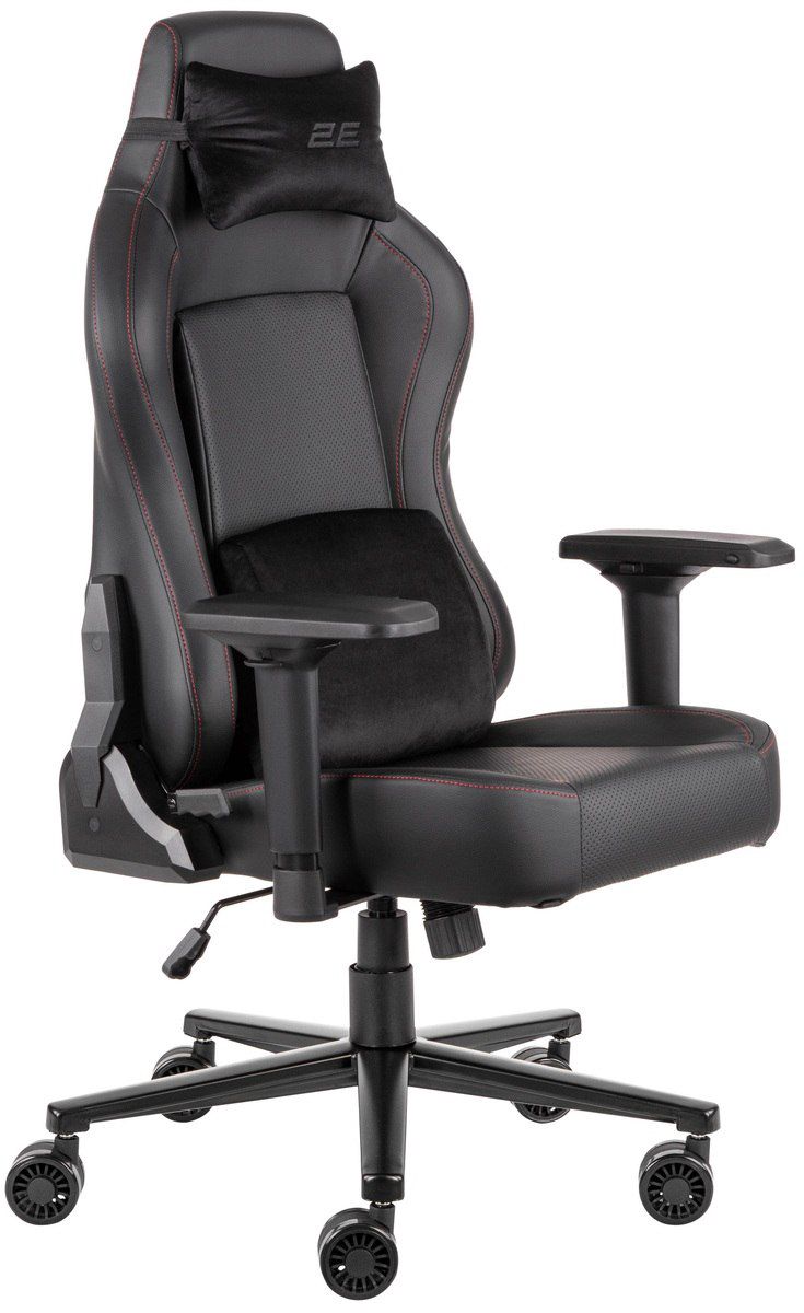 2E Gaming Chair BASAN Black​/Red Gen II — Mallar, Bakı (3)
