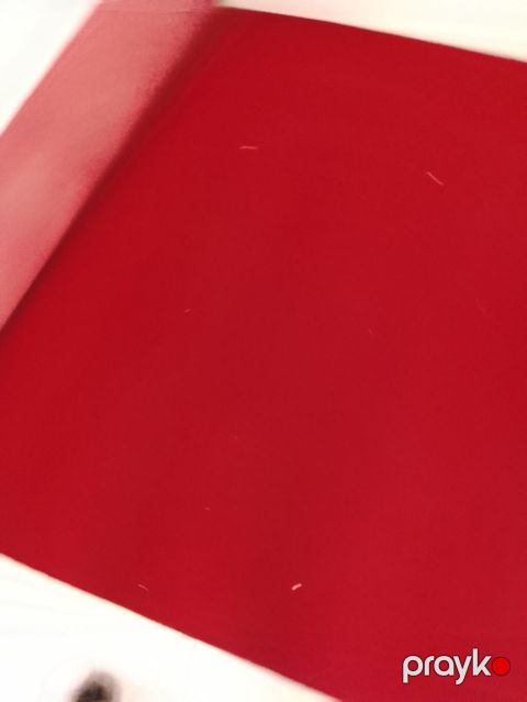 Qırmızı rəngli parça materialı - Rəng: Parlaq qırmızı - Naxış: Düz — Bakı
