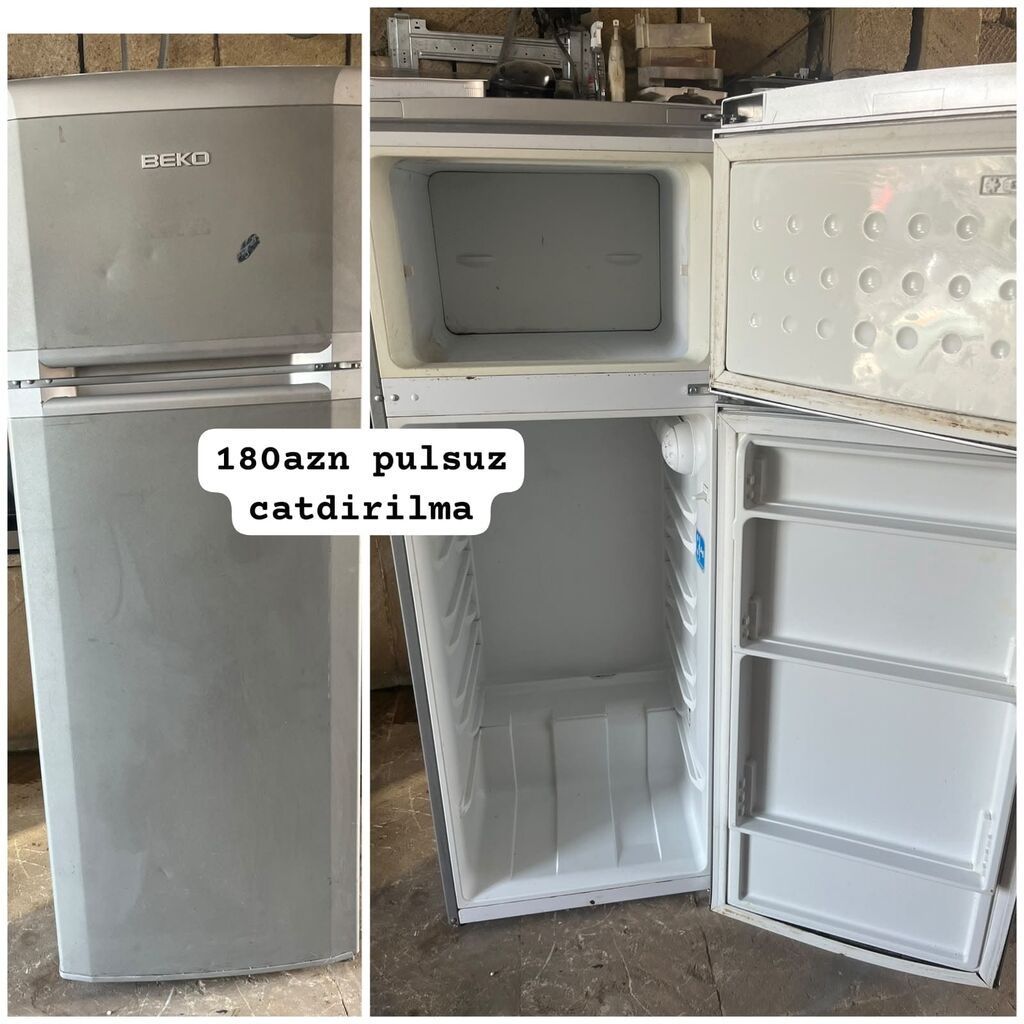 Beko iki qapılı soyuducu - Üst qapı: dondurucu bölmə - Alt qapı — Soyuducular, Bakı