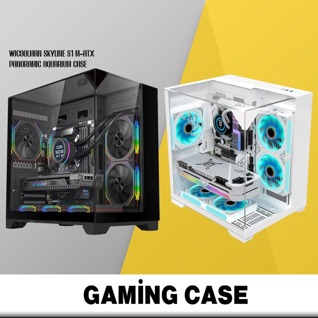 WjCoolman Skyline S1 Aquarium M-Atx Case — Elektronika, Bakı