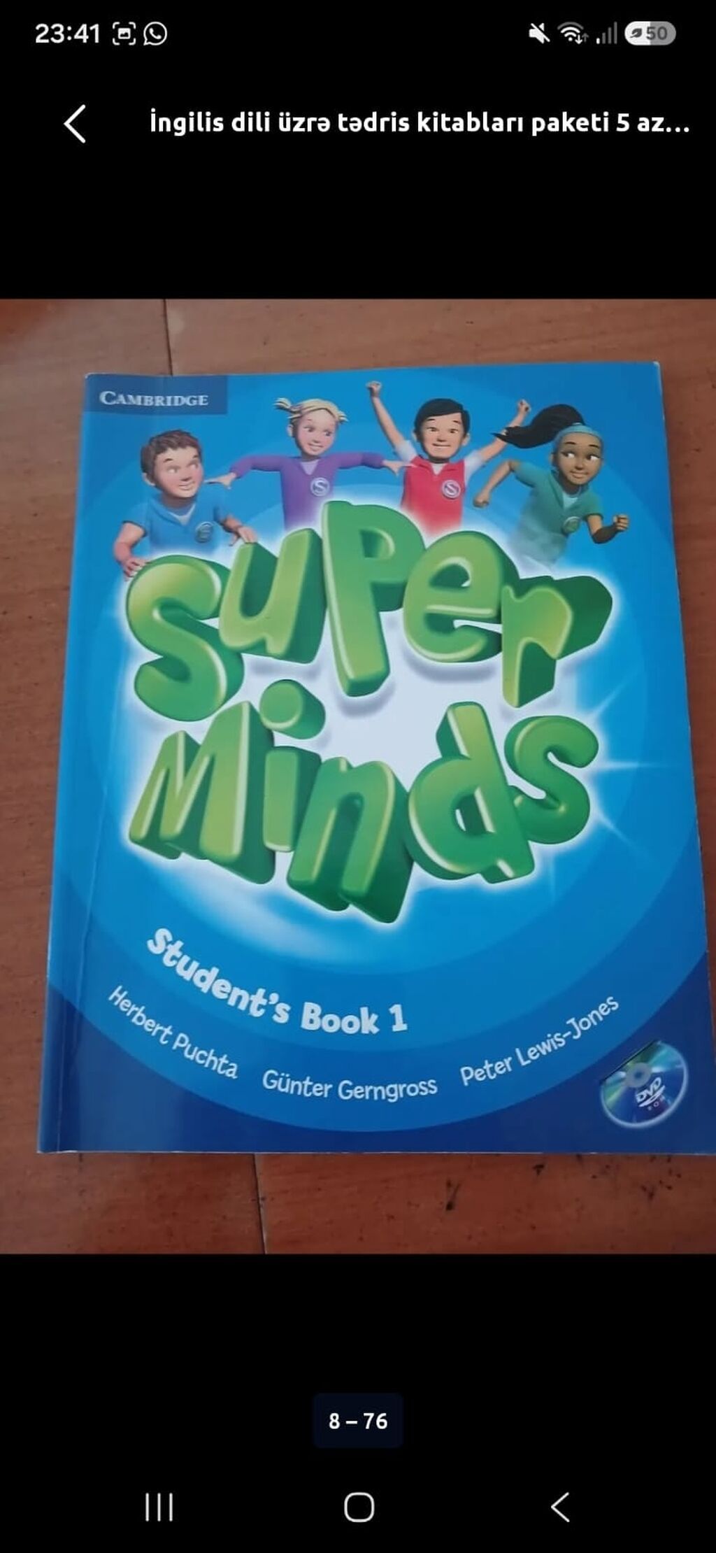 Məhsul: Cambridge “Super Minds 1” dəsti - Student’s Book 1 – rəngli — Kitablar və jurnallar, Bakı