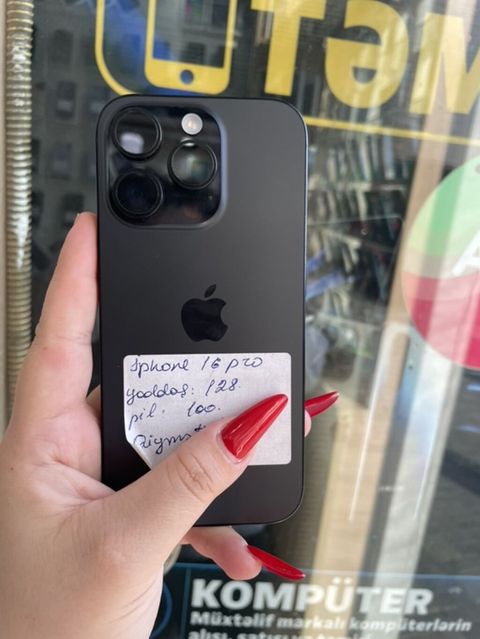 IPhone 16 Pro, 128 GB, Qara, Face ID