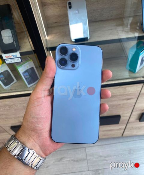 IPhone 13 Pro Max, 128 GB, Sierra Blue, Zəmanət, Simsiz şarj, Face ID — Digah