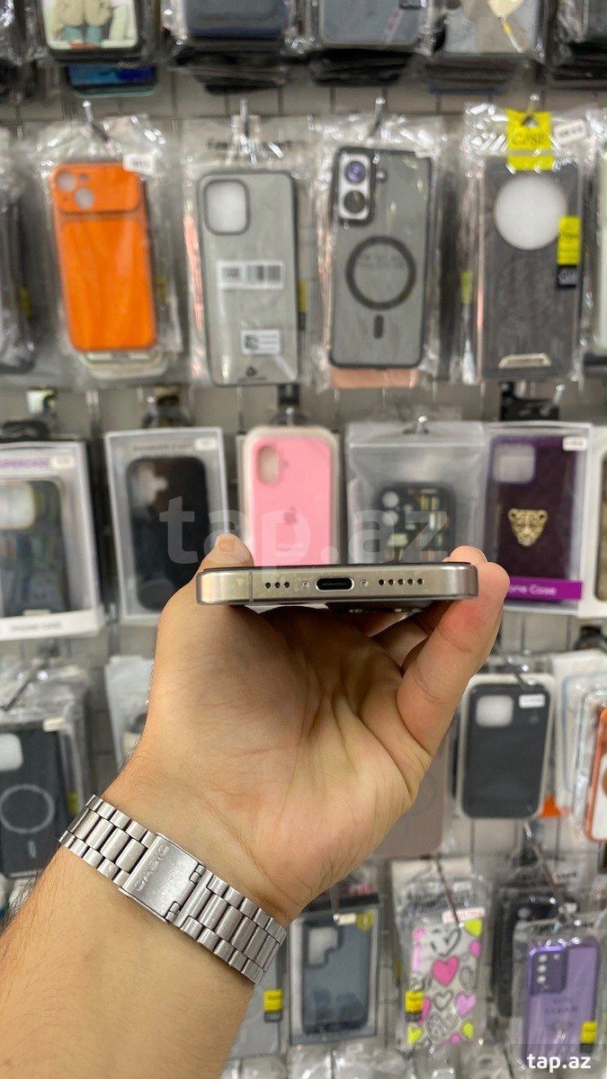 Apple iPhone 15 Pro Natural Titanium 256GB/8GB — Telefonlar və qadjetlər, Gəncə (3)