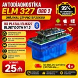 Diaqnostika cihazı "elm327" Cihaz iki platalı ELM327 Bluetooth V1.5 — Avtomobil
