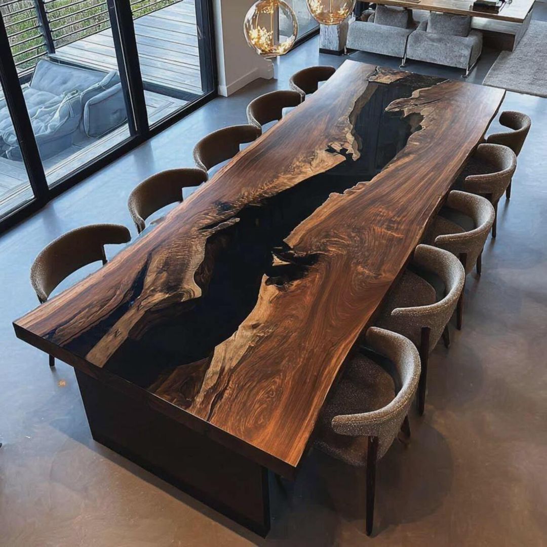 Masa və oturacaqlar EPOXY & WOOD — Mallar, Bakı