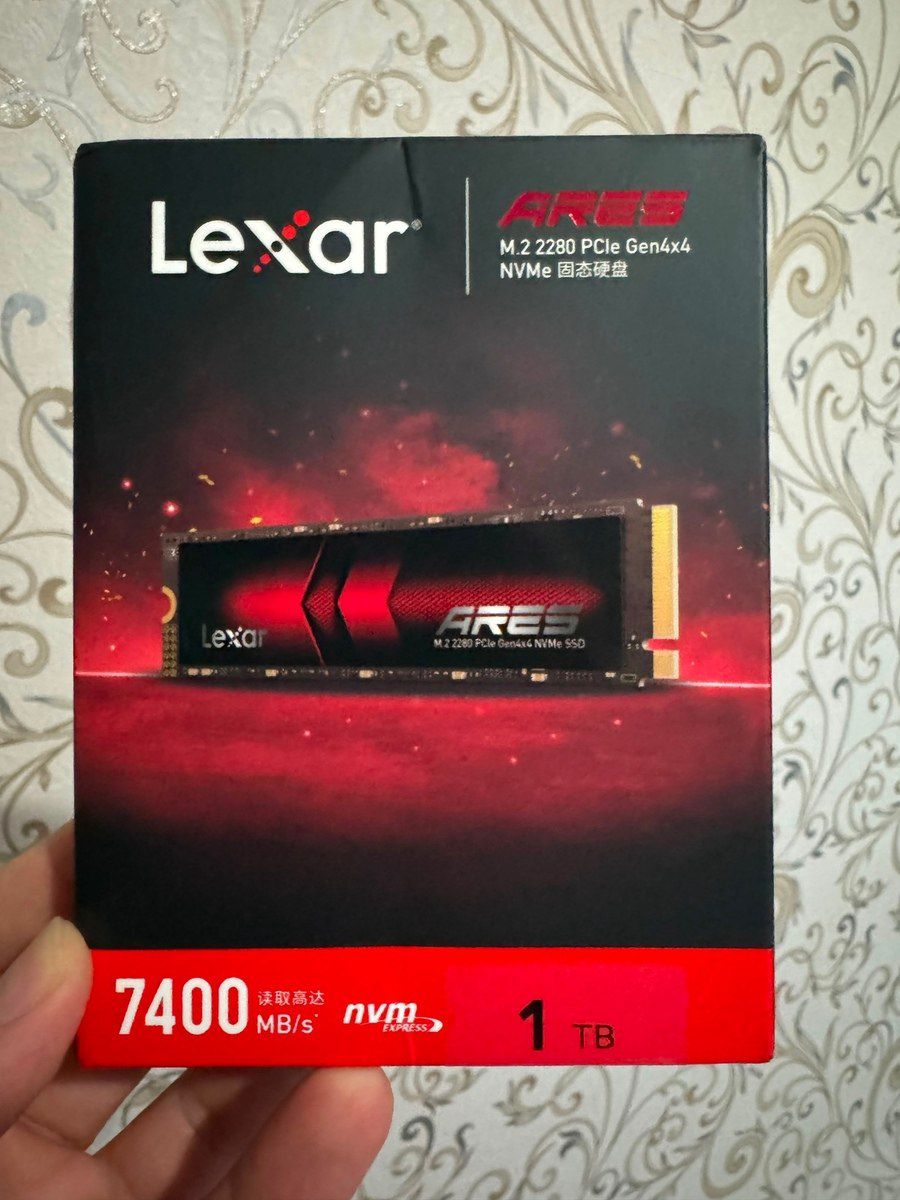 Lexar Ares 1TB M.2 2280 PCle Gen 4x4 7400 MB/s — Elektronika, Bakı