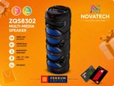 ZQS8302 Bluetooth 3×8" Super Bass, Mikrofonlu Karaoke Dinamik — Novatech — Elektronika