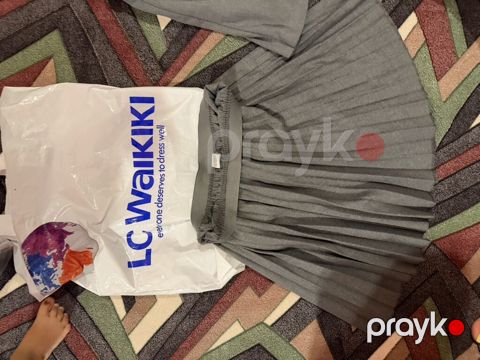 LC Waikiki qız uşağı üçün boz plisəli yubka, 12-14 yaş — Bakı