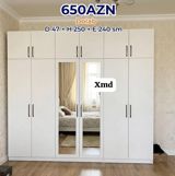 Məhsul: Dolab Qiymət: 650 AZN Ölçülər: Dərinlik 47 sm × Hündürlük — Mebel