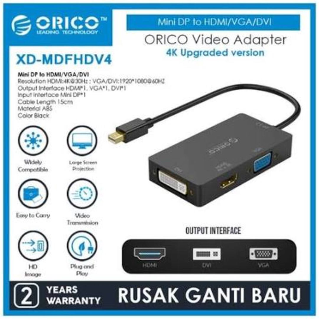 Conventor ORICO-XD-MDFHDV4-BK-BP Mini DisplayPort to HDMI — Elektronika, Bakı