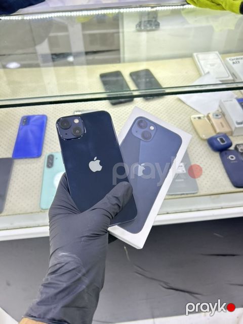 IPhone 13, 128 GB, Göy, Face ID