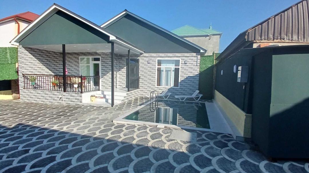 İcarəyə verilir 3 otaqlı həyət evi/bağ evi 100 m² — Ev, villa, Qəbələ (2)