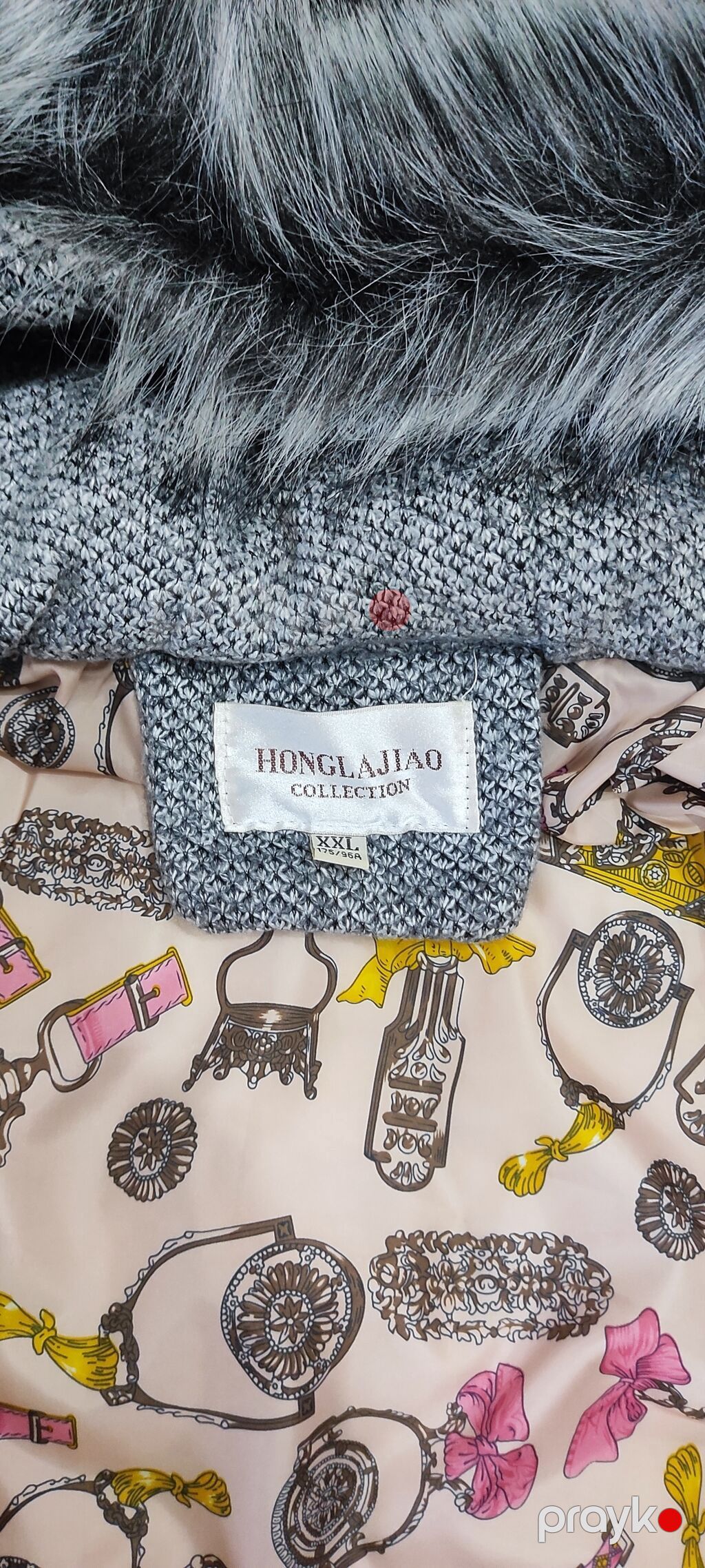 Palto, 2XL, rəng - Boz — Şəxsi əşyalar, Bakı (4)