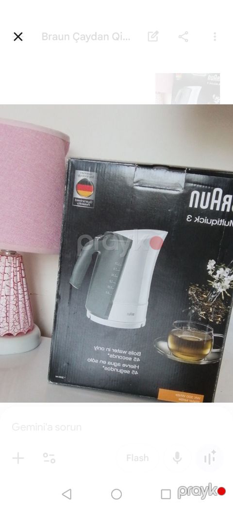 Braun Multiquick 3 elektrik çaydanı WK 300