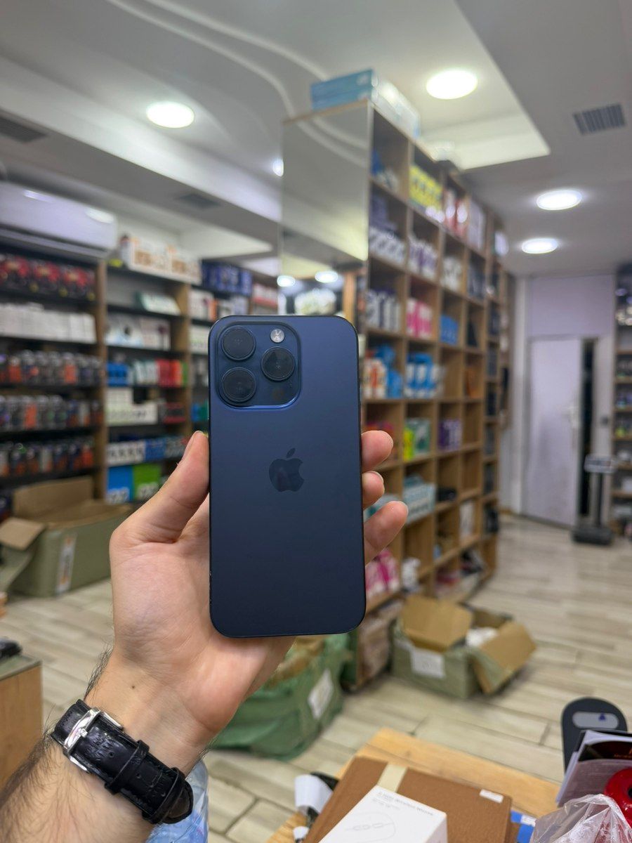 Apple iPhone 15 Pro Blue Titanium 128GB/8GB — Mallar, Bakı