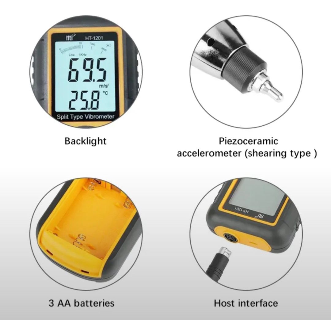 Vibrometr HTI HT-1201 — Təmir və inşaat, Bakı (4)