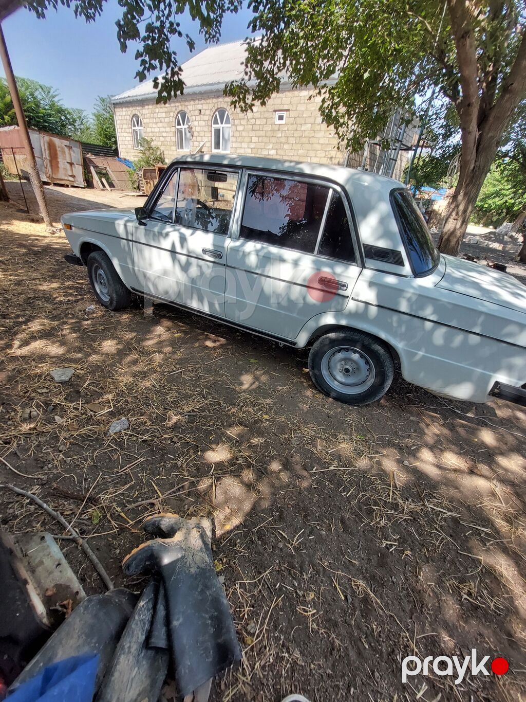 VAZ 2106 sedan – klassik ağ rəngdə, 4 qapılı, arxa ötürməli. - Kuzov 01-BZ-037 — Avtomobillər, Bakı (4)