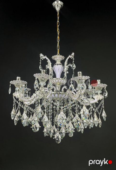 Çılçıraq, 8 lampa, Xrustal — Bakı
