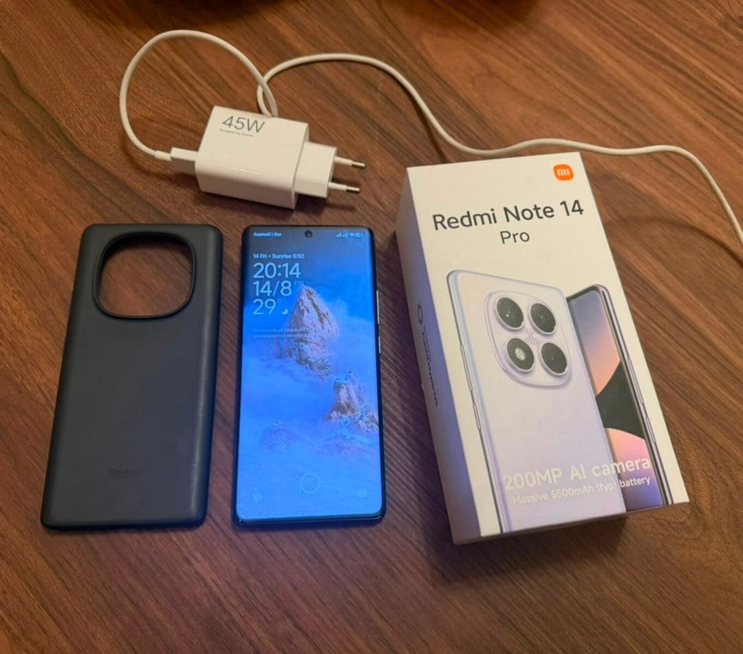 Xiaomi Redmi Note 14 Pro Midnight Black 256GB/8GB — Mallar, Bakı