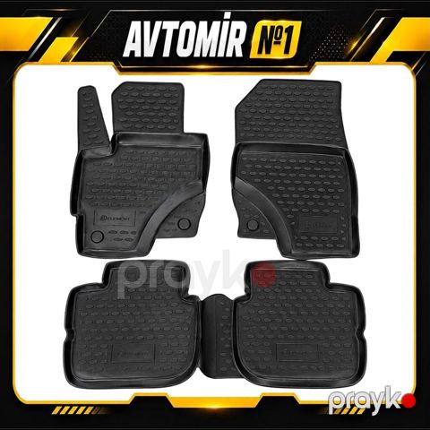 Mitsubishi Colt 2002-2012 üçün salon rezin ayaqaltı Mitsubishi Colt