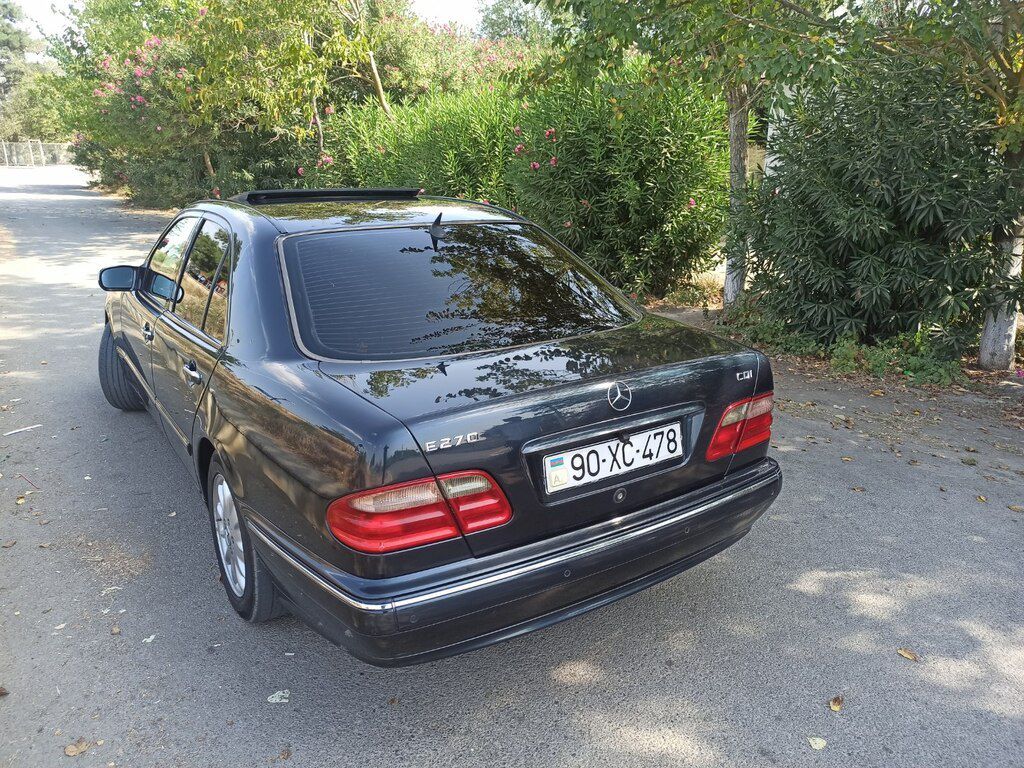 Mercedes E 270, 2.7 L, 1999 il, 444 440 km — Avtomobillər, Neftçala (4)