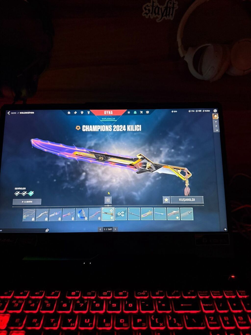 Məhsul: Valorant hesabı Peak Diamond, 200 lvl, TR serveri, mail var