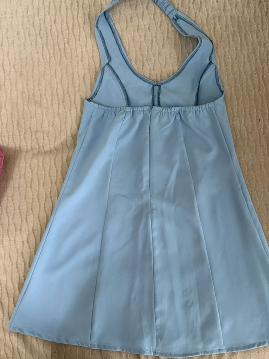 Qadın mini paltarı — açıq mavi, ölçü 38 (M), yeni — Gündəlik paltarlar, Bakı (2)