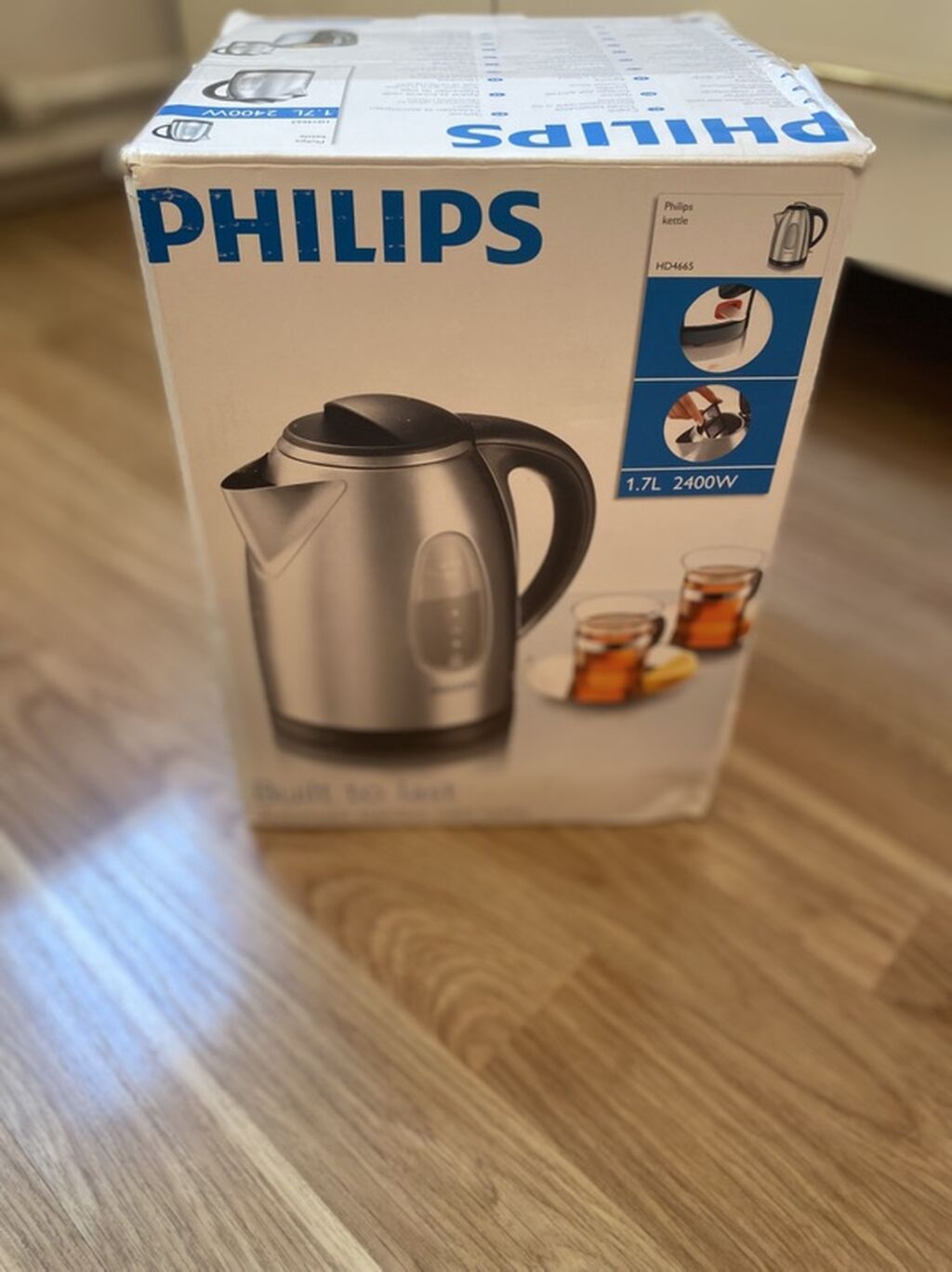 Philips elektrik çaydanı – model HD4665 - Həcm: 1.7 litr - Güc: 2400
