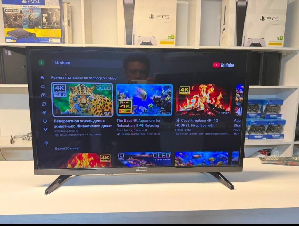 Hisense 82 sm Smart TV YouTube, Netflix