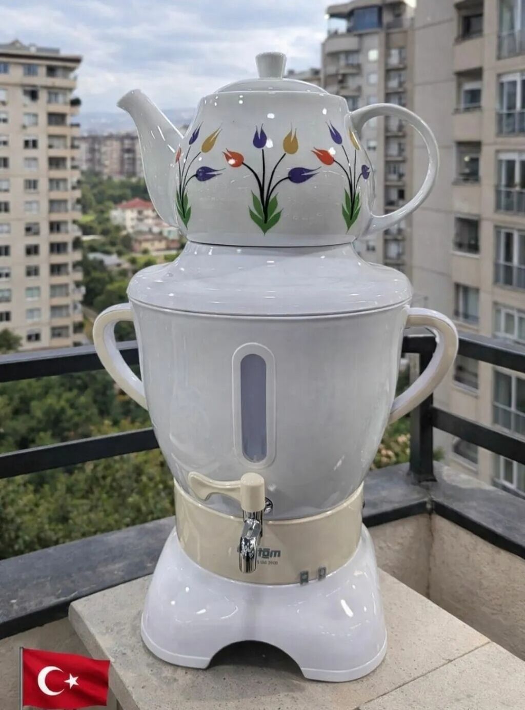 Fantom SM 3002 avtomatik semaver - Su qazanı: 5 litr həcm - Demlik — Samovarlar, Bakı