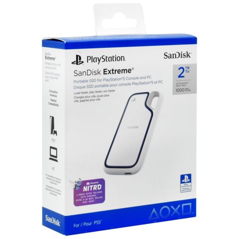 SanDisk 2TB Extreme USB 3.2 Gen 2 external SSD for PlayStation 5