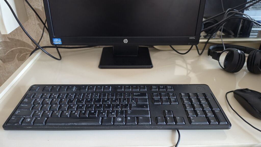 Dell klaviatura + siçan dəsti - Brend: Dell - Bağlantı: USB (simli) -
