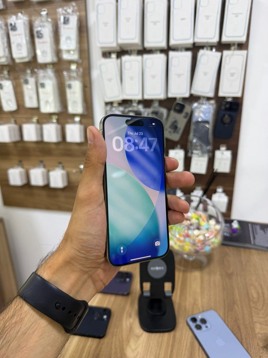 Apple iPhone 15 Pro Natural Titanium 128GB/8GB — Smartfonlar, Bakı (4)