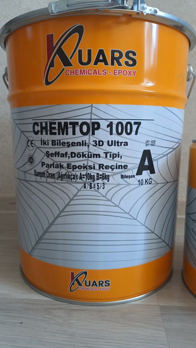 CHEMTOP 1007 16kq Şəffaf Epoksi resin — Mallar, Xırdalan (2)