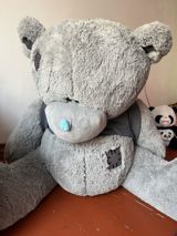 Böyük ölçülü boz TEDDY ayı oyuncağı - Marka/seriya: Tatty Teddy (Me — Uşaqlar üçün hər şey