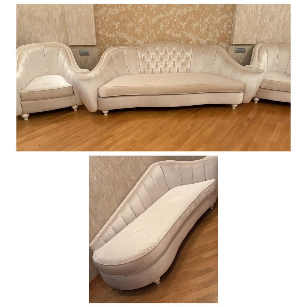 2 divan 2 kreslo satılır 400 manata ünvan xətai & AF(3535) E — Mebel, Bakı