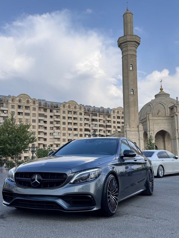 Mercedes C 300, 2.0 L, 2017 il, 120 000 km — Avtomobillər, Bakı (3)